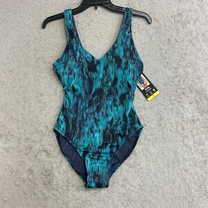 TYR Chlorine  Women's S 1PC Swimsuit Controlfit UPF Protection a2477